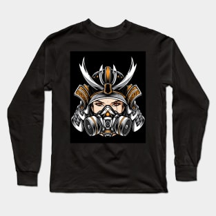 Japanese Samurai Art Street Long Sleeve T-Shirt